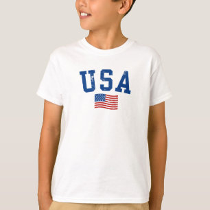 T-shirt Drapeau américain 4 juillet patriotique