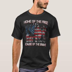 T-shirt Drapeau Américain Américain De La Liberté À Cause