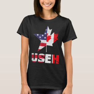 T-shirt Drapeau américain américain EH Funny Canada