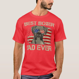 T-shirt Drapeau américain Amoureux des chiens