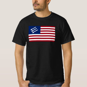 T-shirt Drapeau américain anti-fasciste