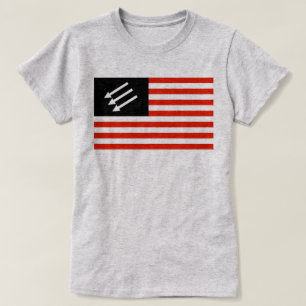 T-shirt Drapeau américain anti-fasciste