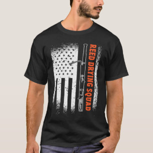 T-shirt Drapeau Américain Bassooniste