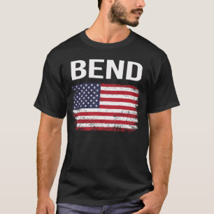 T-shirt Drapeau américain Bend