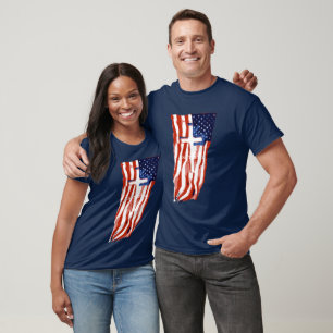 T-shirt Drapeau américain (C)