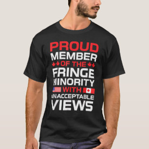 T-shirt Drapeau américain Canada Convoi pour la liberté du
