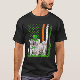 T-shirt Drapeau Américain Coton De Tulear Amoureux de les
