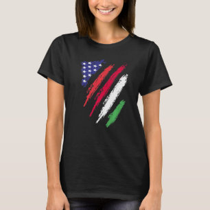 T-shirt Drapeau américain cultivé en Hongrie USA Patriot H