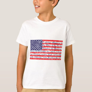 T-shirt Drapeau américain d'allégeance
