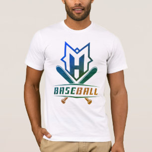 T-shirt Drapeau américain de baseball MH