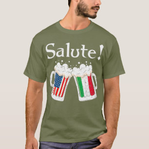 T-shirt Drapeau américain de bière toast à la bière it
