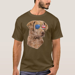 T-shirt Drapeau américain de Chesapeake Bay 4e