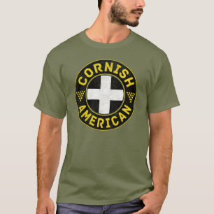 T-shirt Drapeau américain de Cornouille