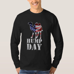 T-shirt Drapeau américain de la Journée Hump Illustration 