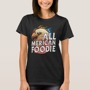 T-shirt Drapeau américain de l'aigle 4 juillet jour améric