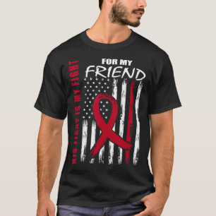 T-shirt Drapeau américain de sensibilisation au myélome mu