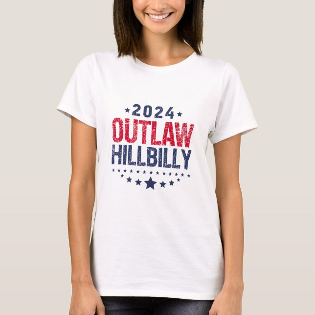 T-shirt Drapeau américain de Trump Vance 2024 (Devant)