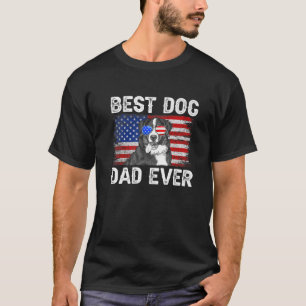 T-shirt Drapeau américain des hommes Meilleur Bernese Moun