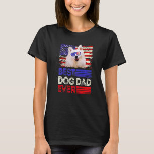 T-shirt Drapeau américain des hommes meilleur Eskimo papa