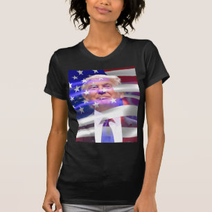 T-shirt drapeau américain donald trump