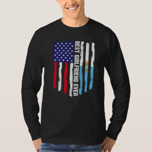 T-shirt Drapeau Américain & Drapeau Saint-Marin Meilleur A