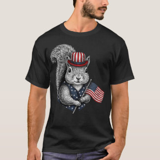 T-shirt Drapeau Américain Drapeau Usa Patriotique 4 Juille