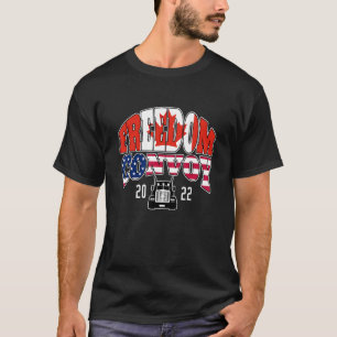 T-shirt Drapeau américain du convoi de la liberté 2022