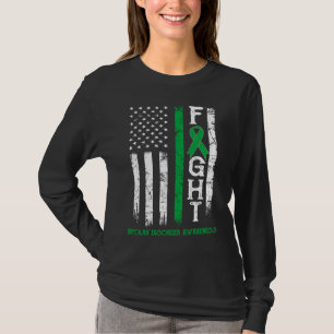 T-shirt Drapeau américain du guerrier du trouble bipolaire