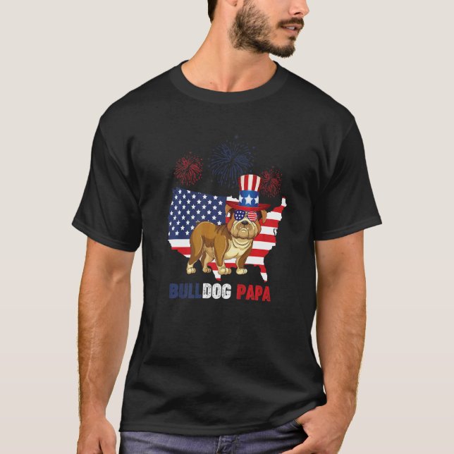 T-shirt Drapeau américain du Jour de l'Indépendance 4 juil (Devant)