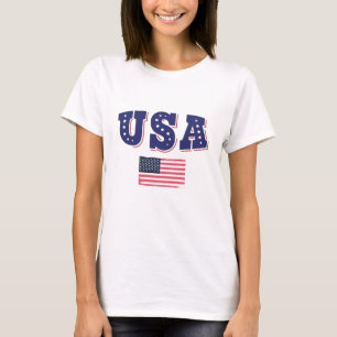 T-shirt Drapeau américain du maillot de football américain