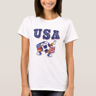 T-shirt Drapeau américain du maillot de football américain