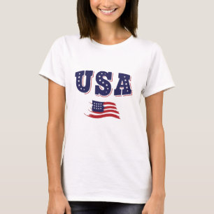 T-shirt Drapeau américain du maillot de football américain
