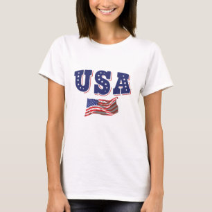 T-shirt Drapeau américain du maillot de football américain