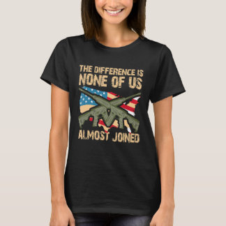T-shirt Drapeau américain du soldat vétéran à la retraite
