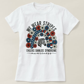 T-shirt Drapeau américain Ehlers-Danlos Syndrome 4 juillet