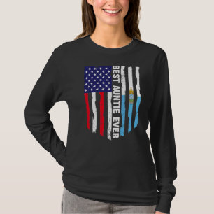 T-shirt Drapeau américain et Drapeau de Saint-Marin Meille