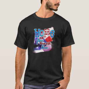 T-shirt Drapeau américain étoiles rayures 4 juillet patrio