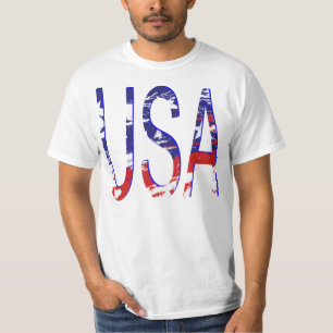 T-shirt Drapeau américain Extraordinaire Tone à deux tons