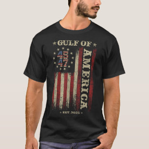 T-shirt Drapeau Américain G 2025 Du Golfe Des Etats-Unis E