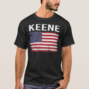 T-shirt Drapeau américain Grunge Keene