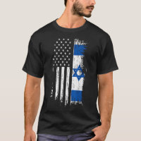 Drapeau américain israélien