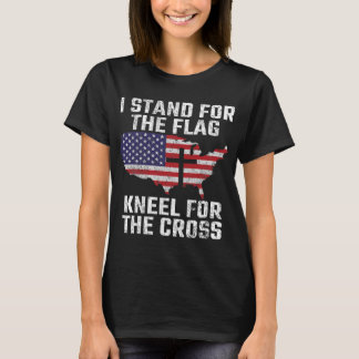 T-shirt Drapeau Américain Je Me Trouve Pour Le Drapeau Et 