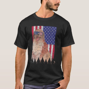 T-shirt Drapeau américain Leonberger Patriotic Dog USA Pri