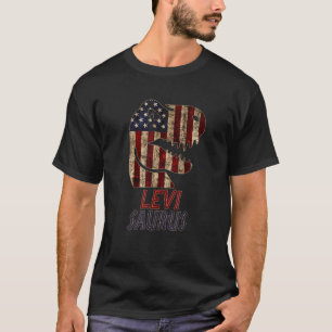T-shirt Drapeau américain Levi Dino Levisaurus