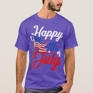 T-shirt Drapeau américain Liberté USA Lover Patriotique Am