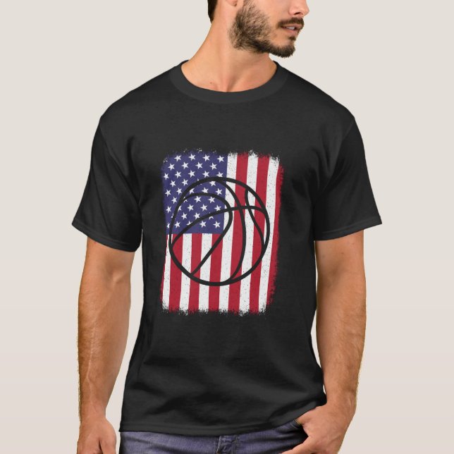 T-shirt Drapeau Américain Lover Hommes Femmes Enfants T Sh (Devant)