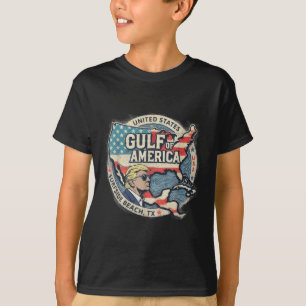 T-shirt Drapeau Américain M Du Golfe De L'Amérique Est 202