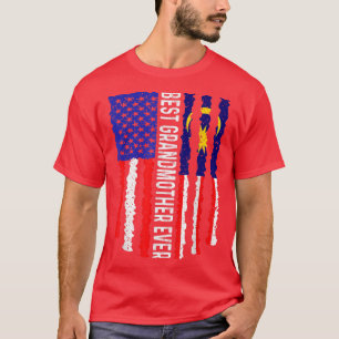 T-shirt Drapeau Américain Malaisie Drapeau Meilleure grand
