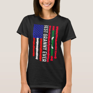 T-shirt Drapeau américain Maldives Drapeau meilleur grand-