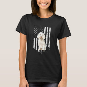 T-shirt Drapeau Américain Maltais Maltais Patriotique Du 4
